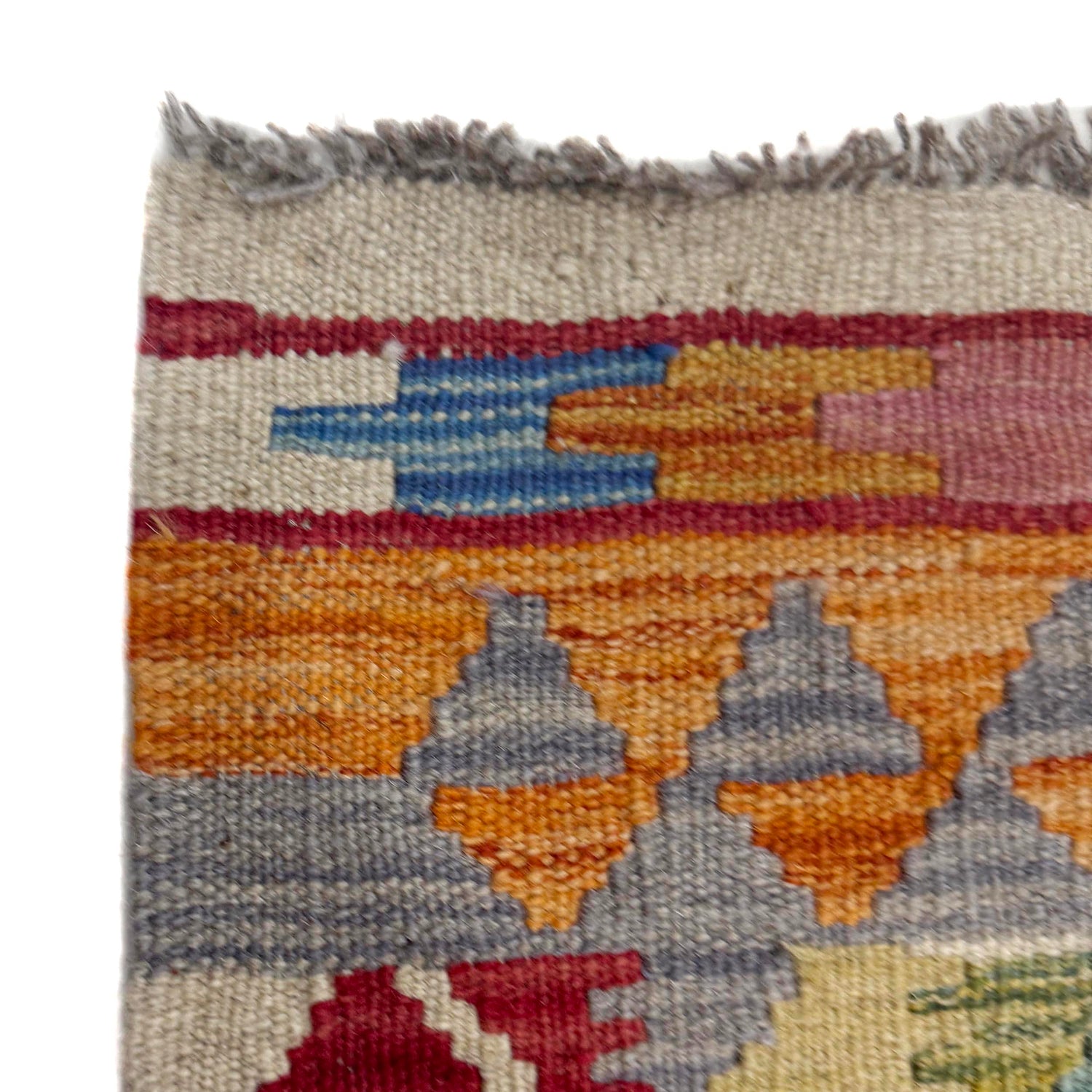 Handmade Vegetable Kelim 4' 2" x 5' 10" (ft) - No. R39890