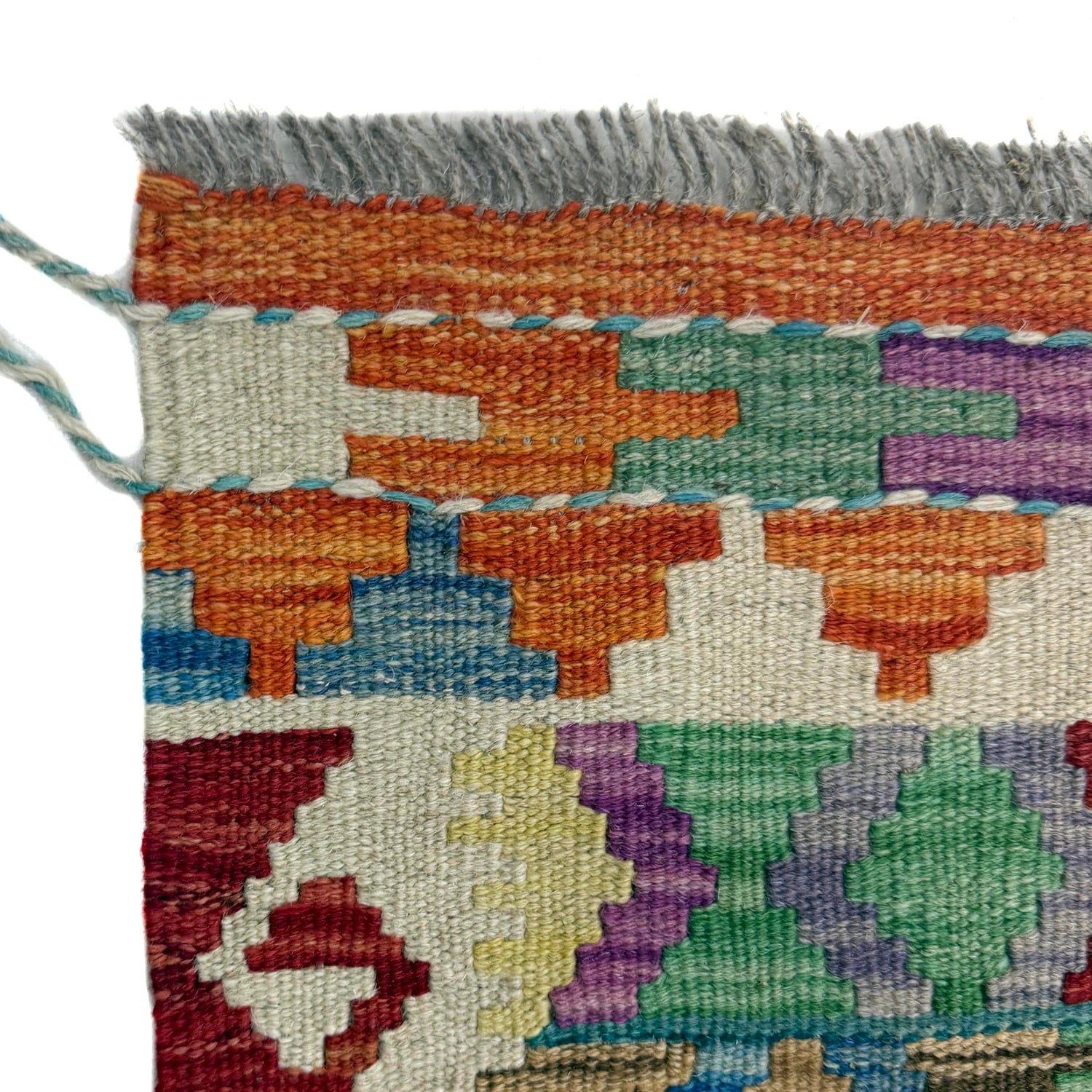 Handmade Vegetable Kelim 4' 4" x 6' 7" (ft) - No. R39891