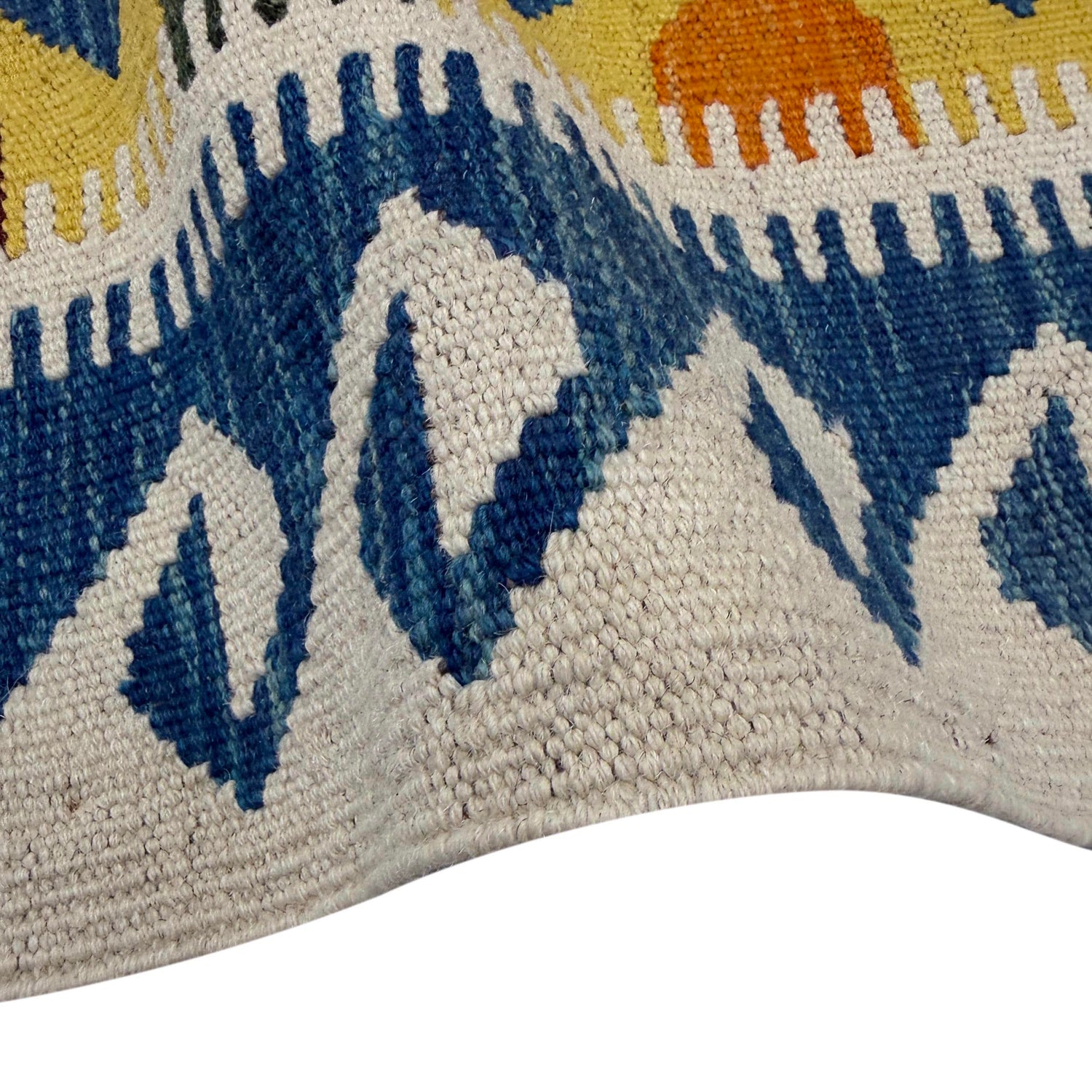 Handmade Vegetable Kelim 4' 2" x 5' 11" (ft) - No. R39892