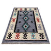 Handmade Vegetable Kilim 4' 2" x 6' 0" (ft) - No. R39893
