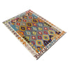 Handmade Vegetable Kelim 4' 4" x 5' 9" (ft) - No. R39894