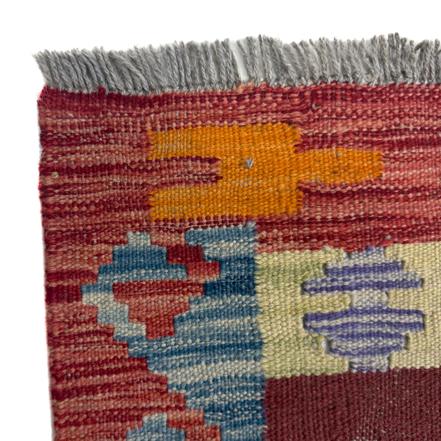 Handmade Vegetable Kilim 5' 3" x 6' 8" (ft) - No. R39896