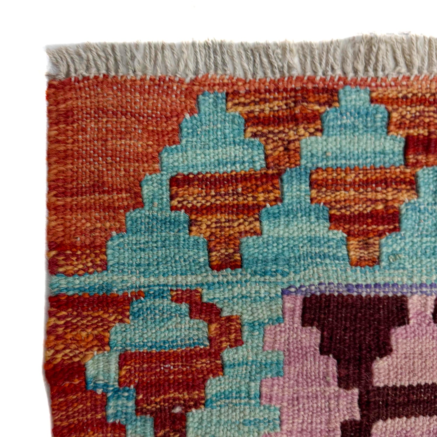 Handmade Vegetable Kelim 5' 3" x 6' 6" (ft) - No. R39897