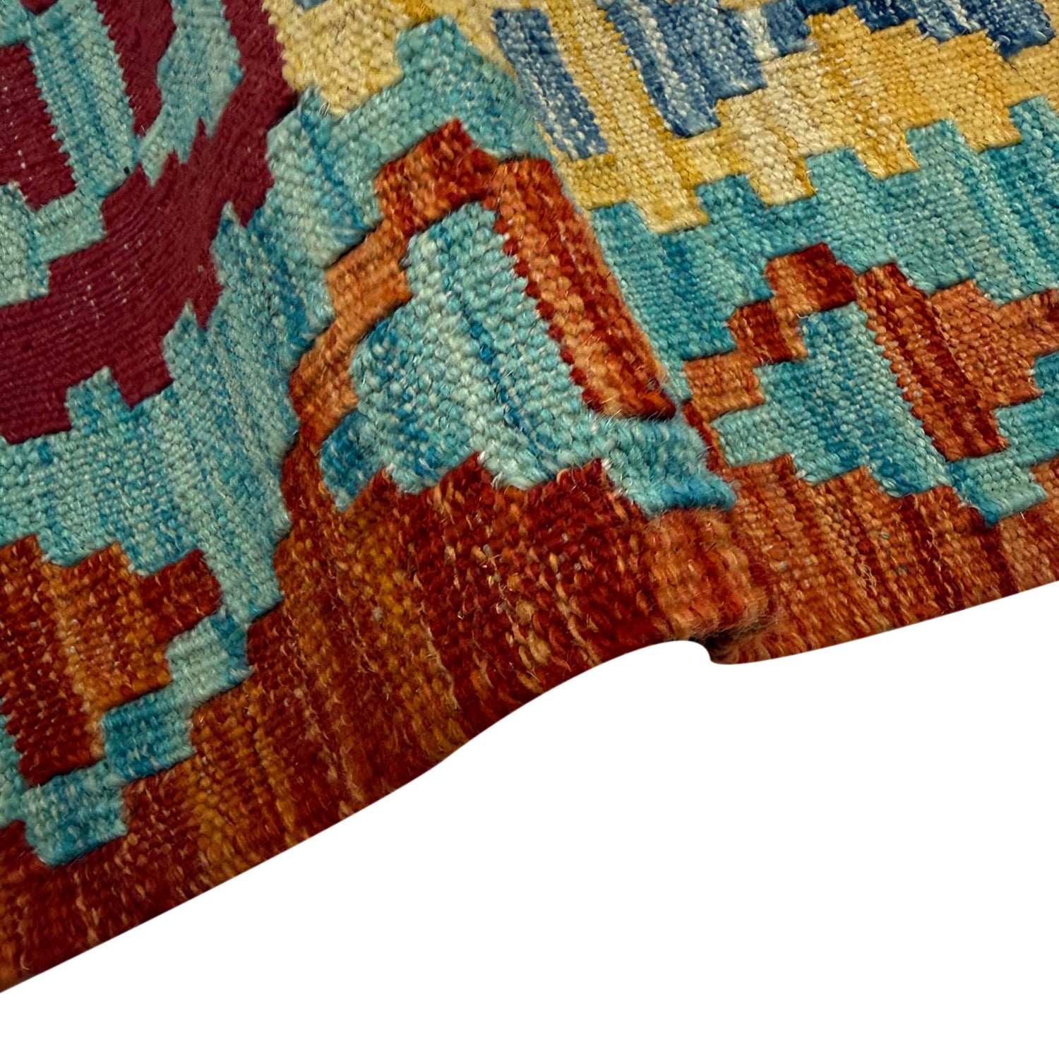 Handmade Vegetable Kelim 5' 3" x 6' 6" (ft) - No. R39897