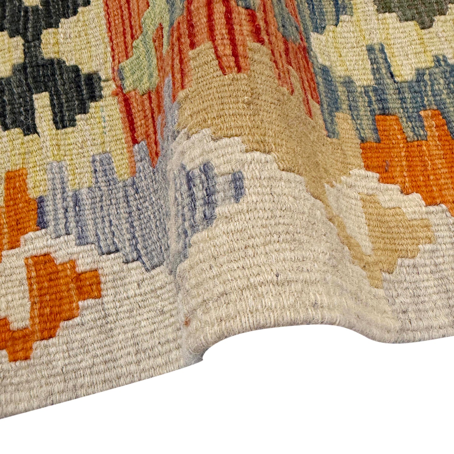 Handmade Vegetable Kilim 3' 7" x 5' 2" (ft) - No. R39901