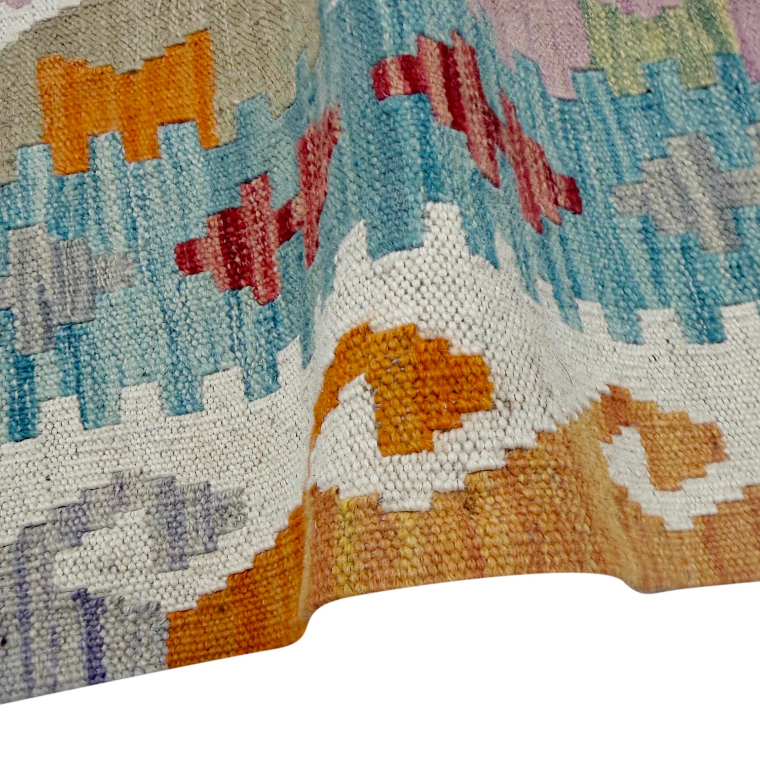 Handmade Vegetable Kelim 3' 6" x 4' 10" (ft) - No. R39902