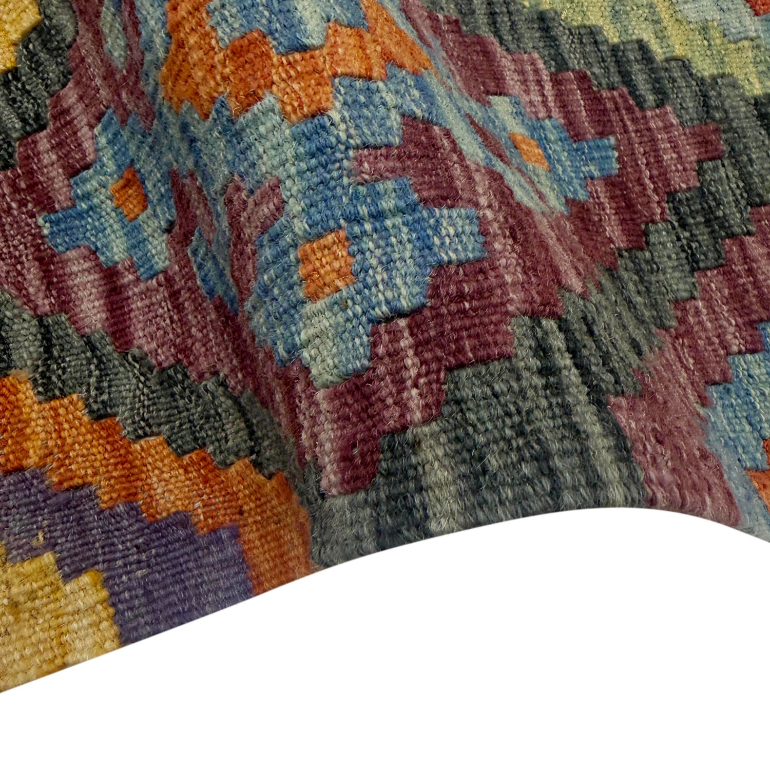 Vegetable Kilim Runner 2' 11" x 9' 6" (ft) - No. R40043