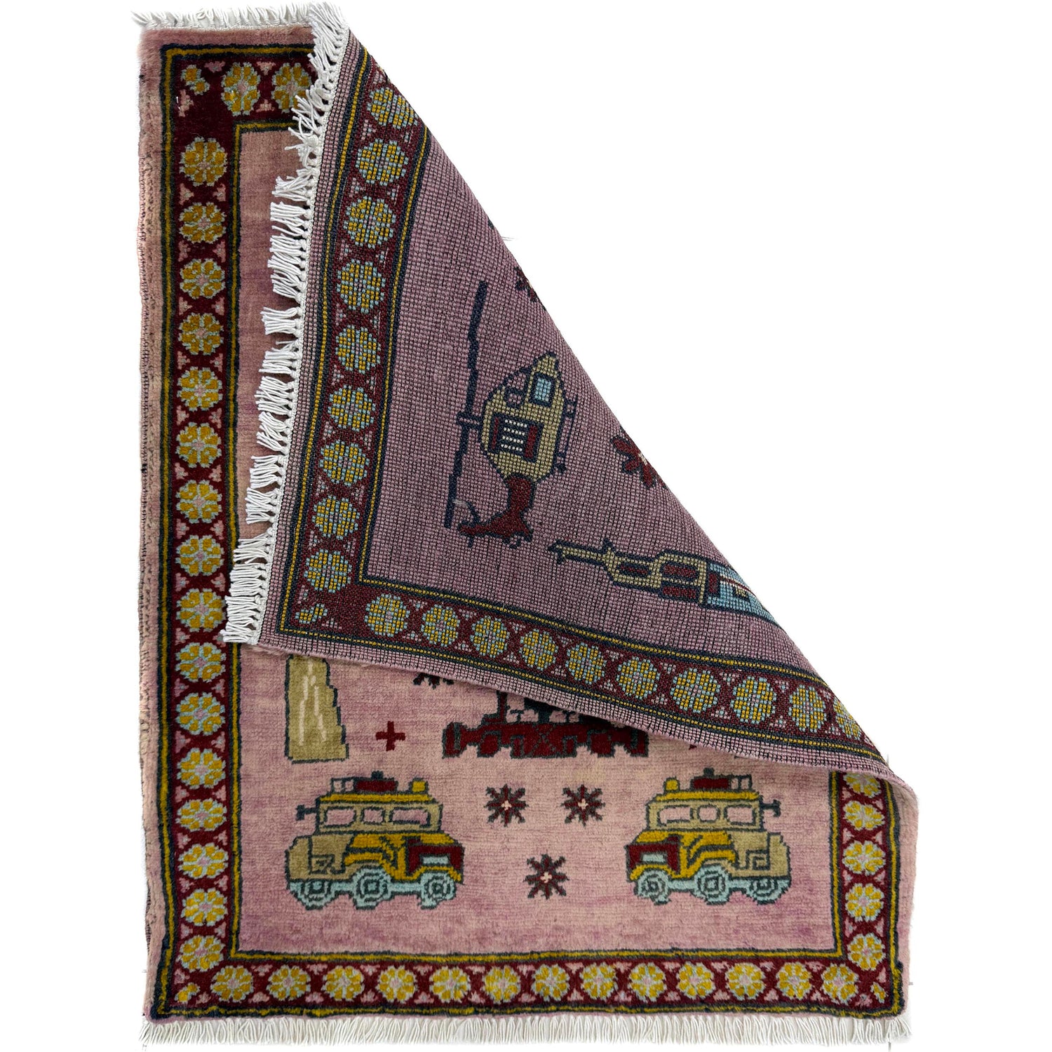 Handmade War Rug 2' 1" x 2' 6" (ft) - No. R40052