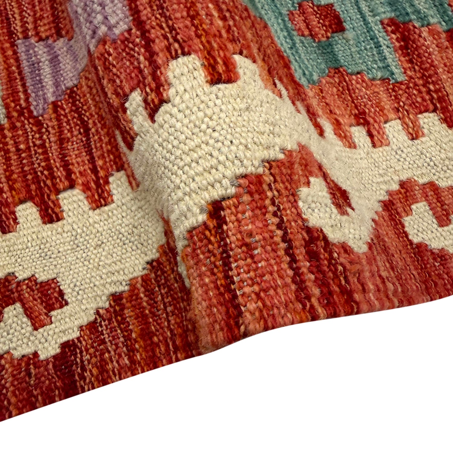 Handmade Vegetable Kelim 6' 9" x 9' 10" (ft) - No. R40053