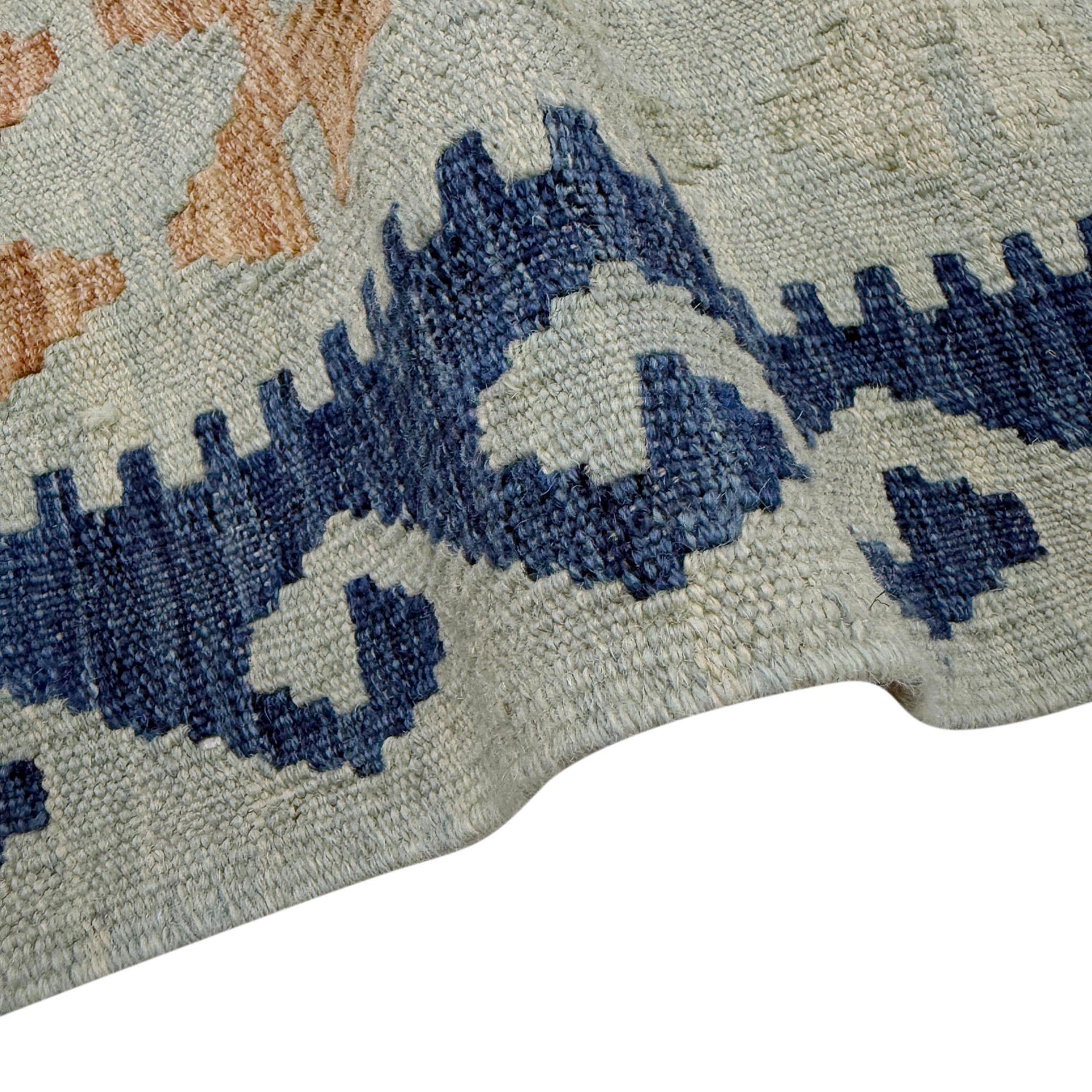 Handmade Vegetable Kilim 6' 9" x 9' 5" (ft) - No. R40055