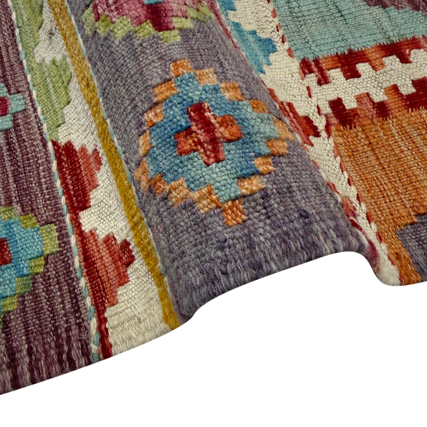 Handmade Vegetable Kilim 5' 8" x 8' 0" (ft) - No. R40057