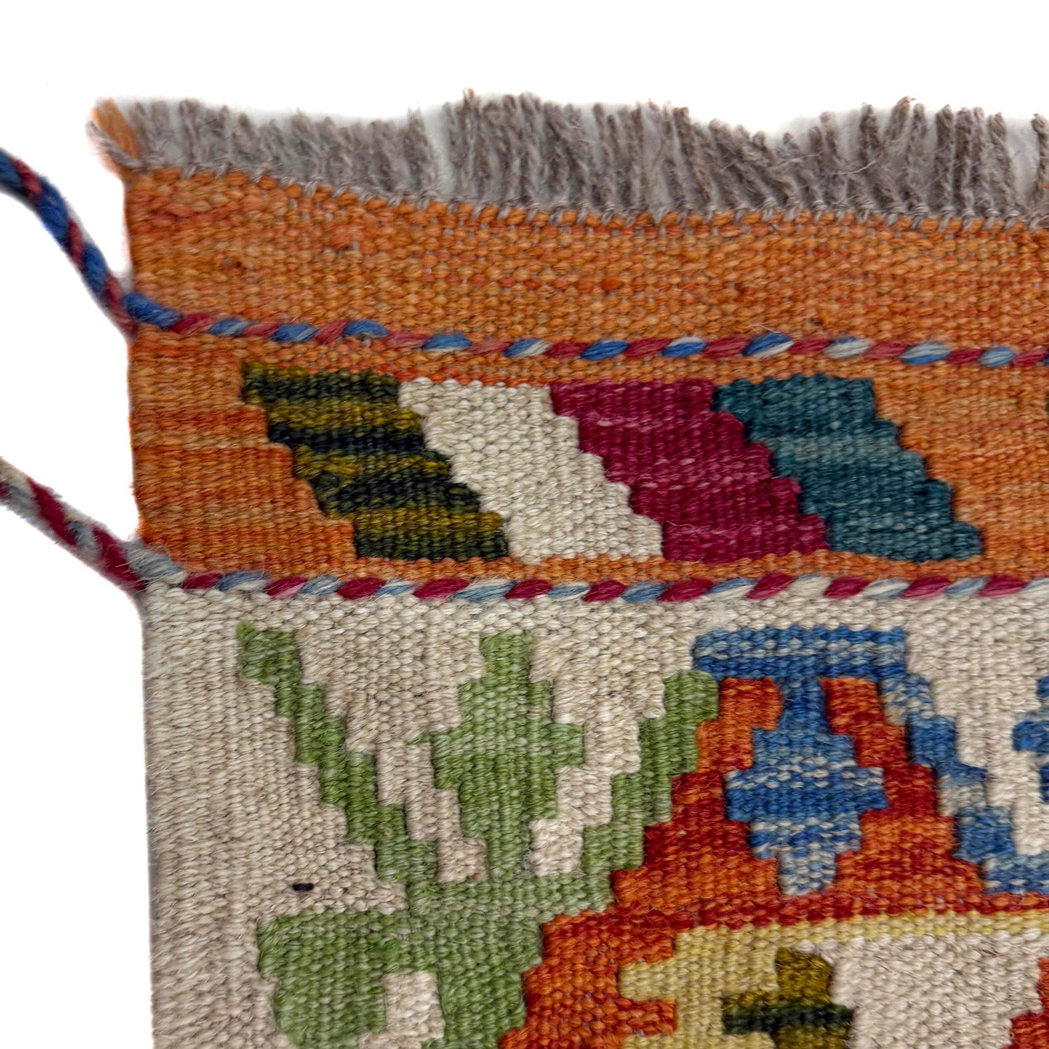 Handmade Vegetable Kelim 4' 2" x 6' 5" (ft) - No. R40059