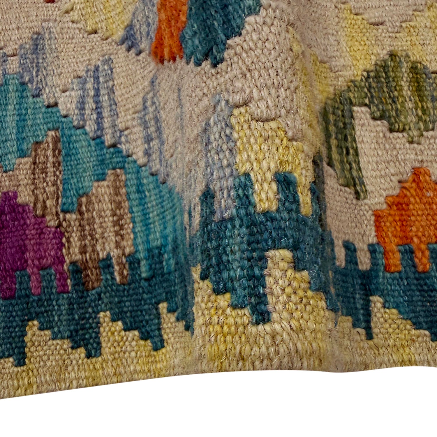 Handmade Vegetable Kilim 3' 4" x 4' 10" (ft) - No. R40061