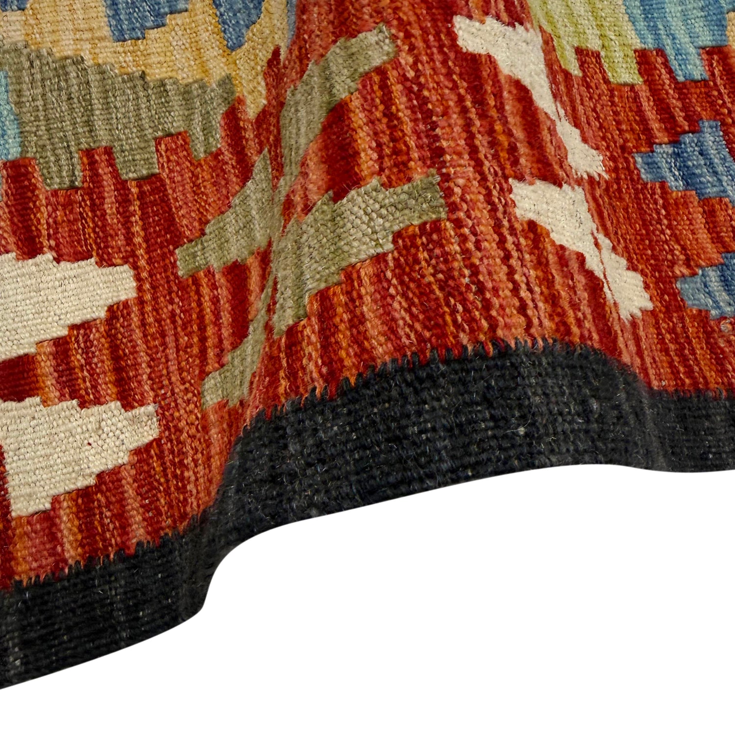Vegetable Kelim Runner 2' 9" x 9' 8" (ft) - No. R40062