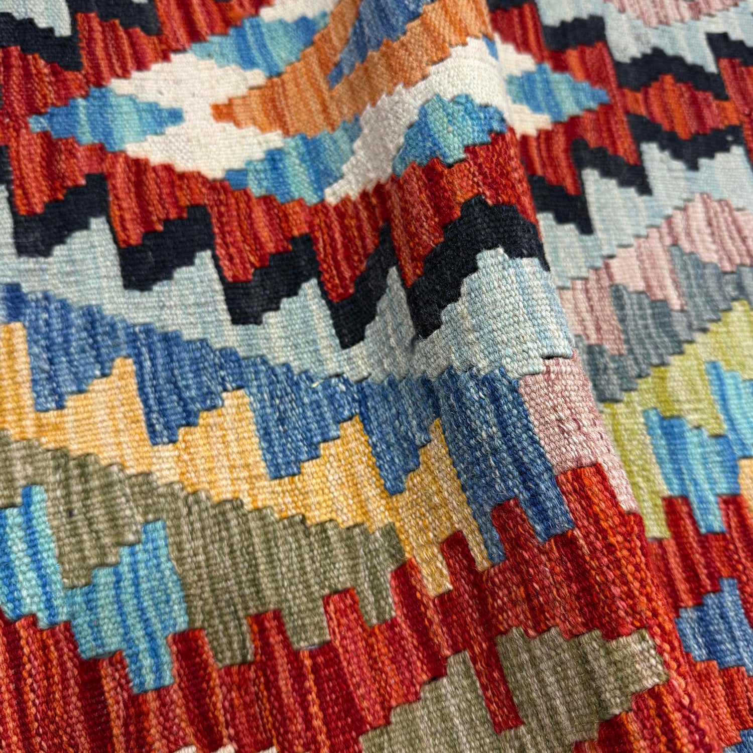 Vegetable Kelim Runner 2' 9" x 9' 8" (ft) - No. R40062