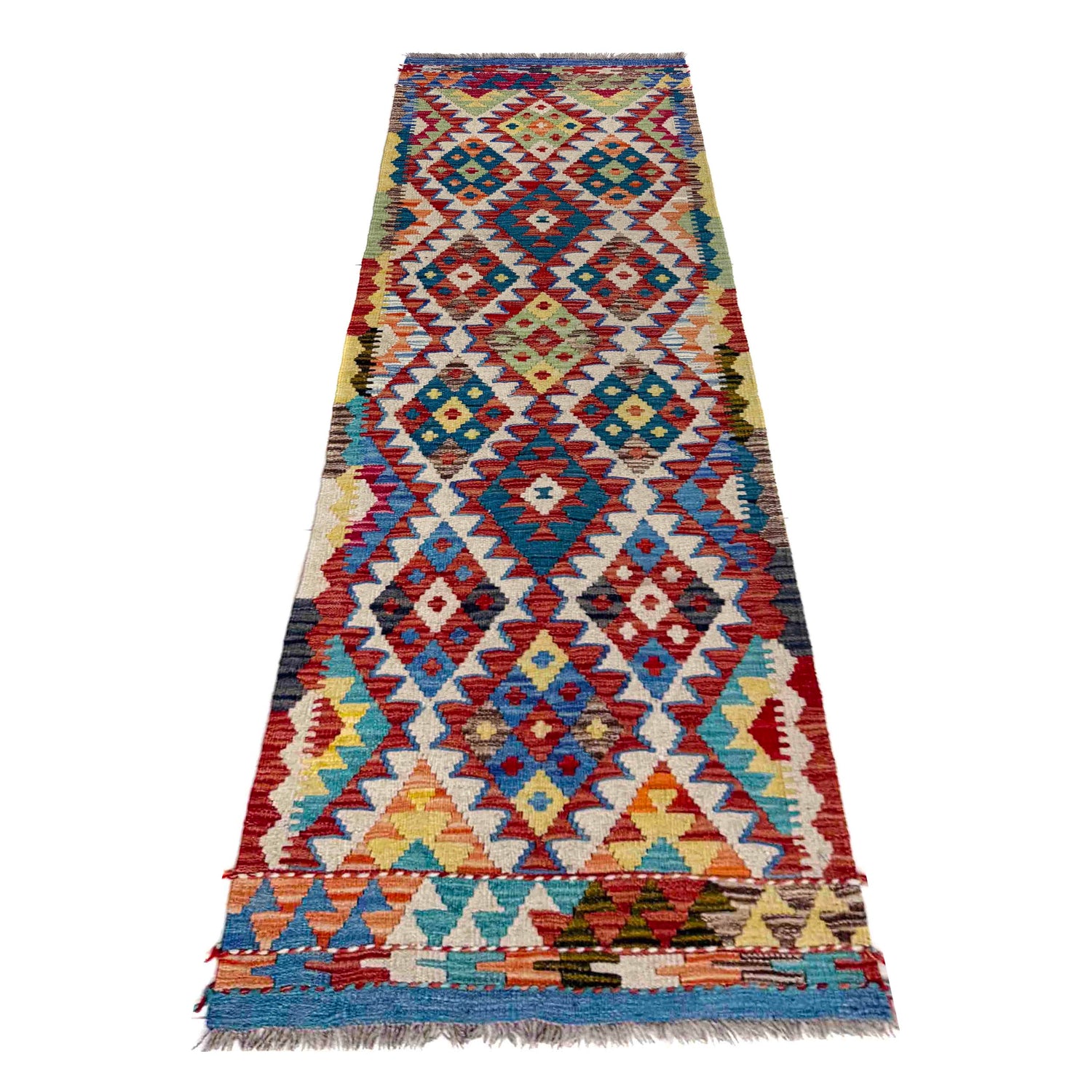 Vegetable Kilim Runner 2' 1" x 6' 6" (ft)- No. R40064
