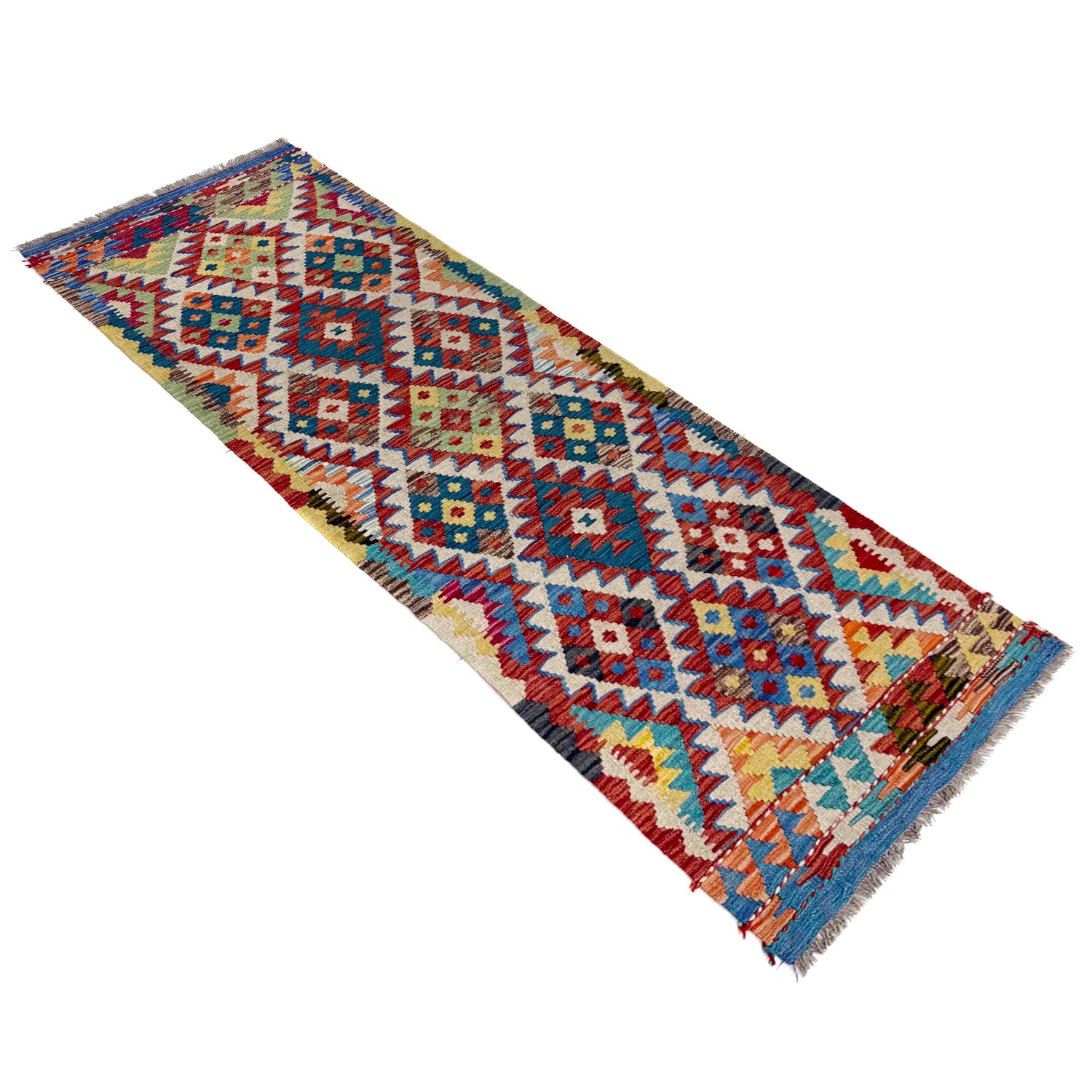 Vegetable Kilim Runner 2' 1" x 6' 6" (ft)- No. R40064