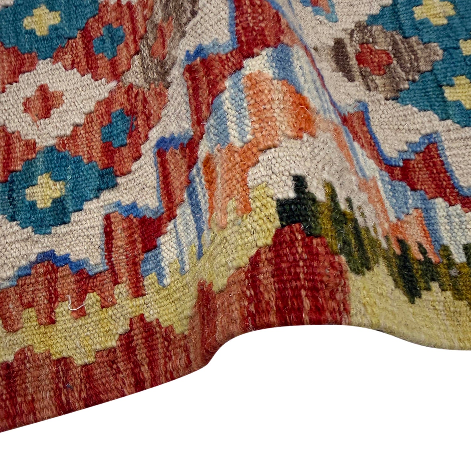 Vegetable Kilim Runner 2' 1" x 6' 6" (ft)- No. R40064