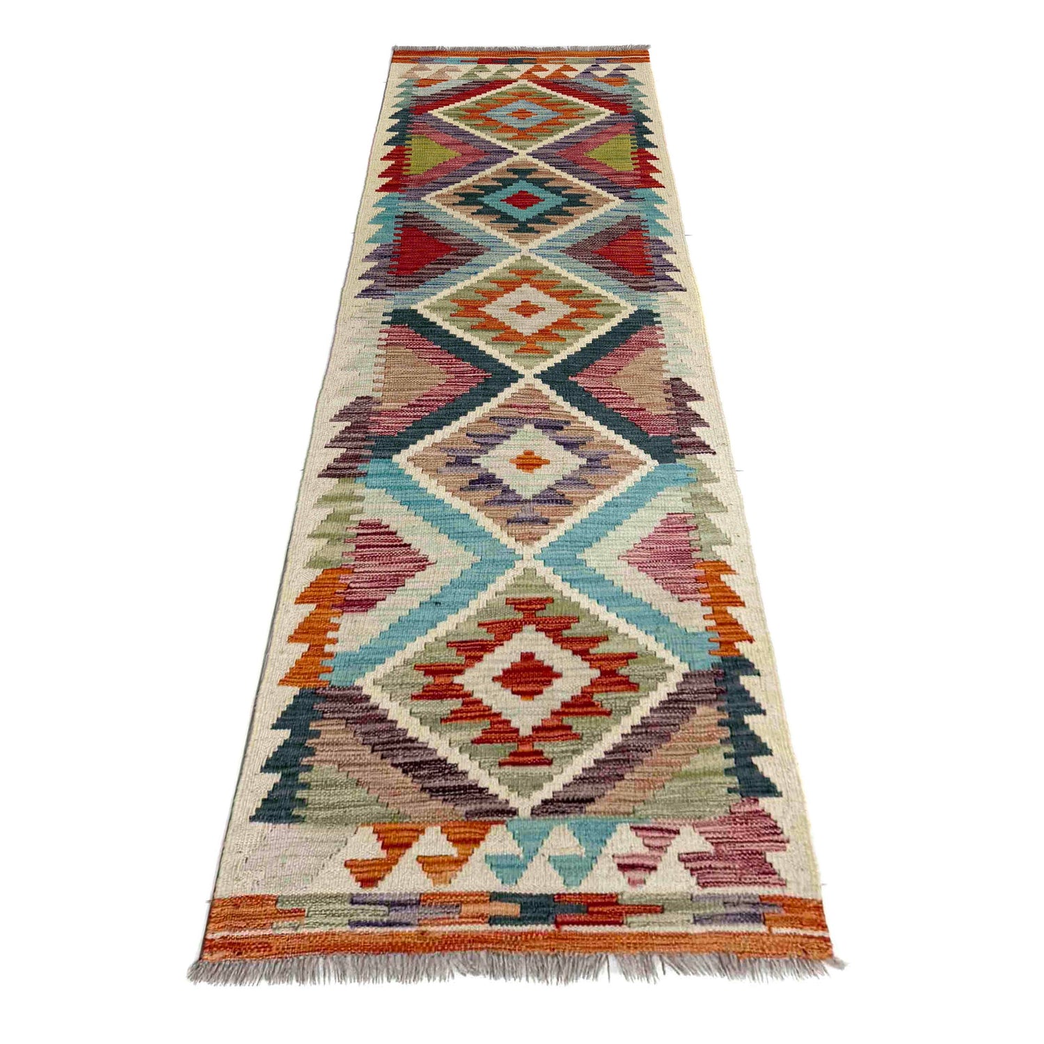Vegetable Kilim Runner 2' 1" x 6' 7" (ft)- No. R40065