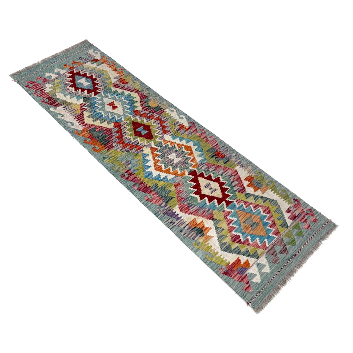 Vegetable Kilim Runner 2' 1" x 6' 5" (ft)- No. R40066