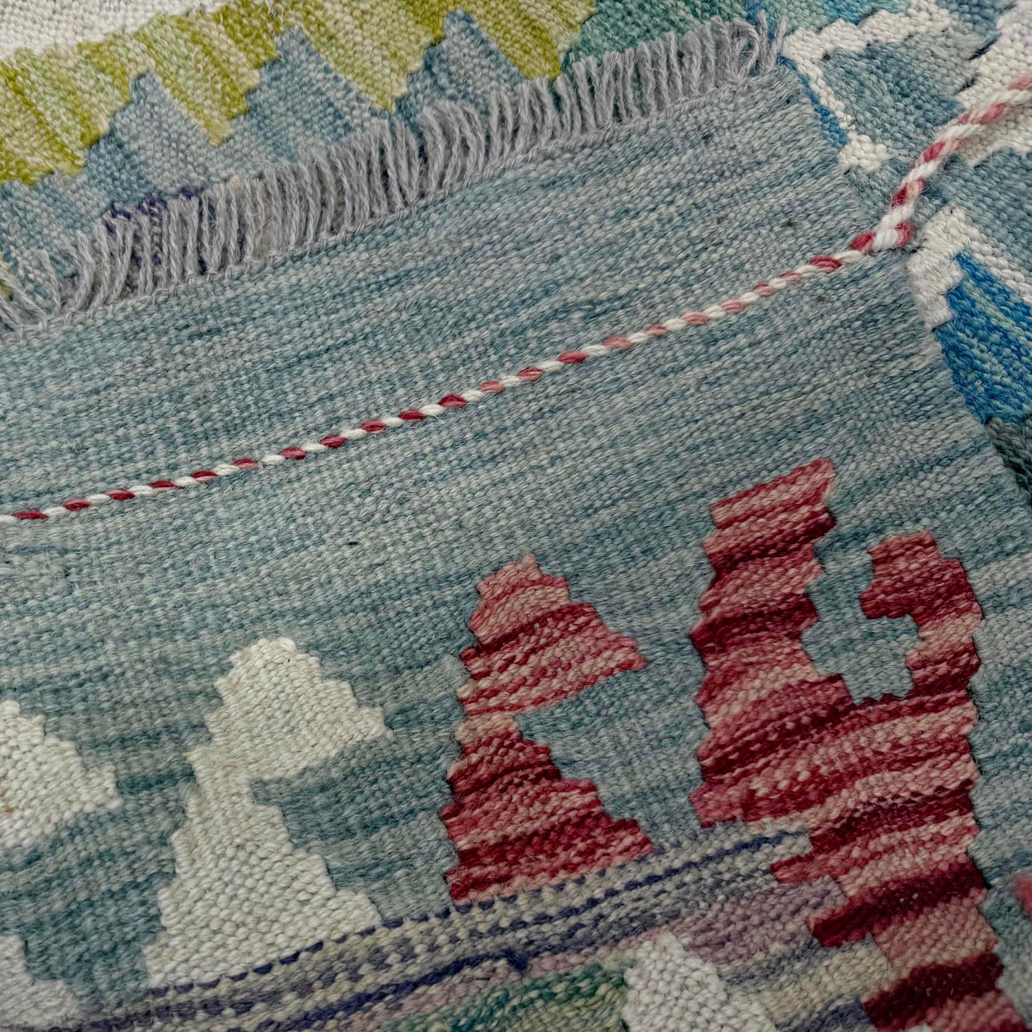 Vegetable Kilim Runner 2' 1" x 6' 5" (ft)- No. R40066