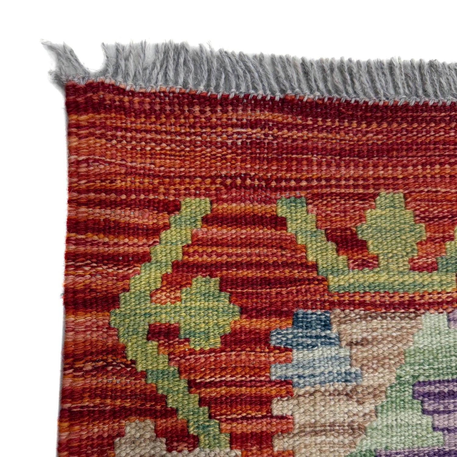 Vegetable Kelim Runner 2' 0" x 6' 4" (ft)- No. R40068
