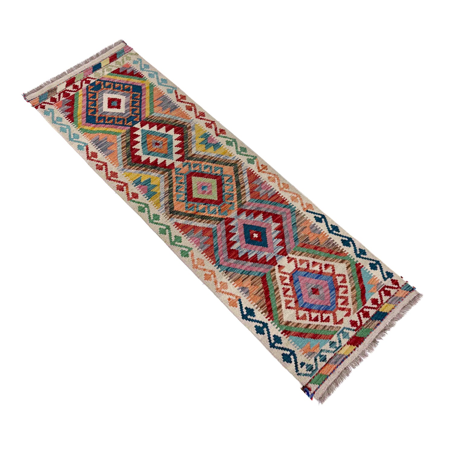 Vegetable Kilim Runner 2' 0" x 6' 6" (ft)- No. R40069