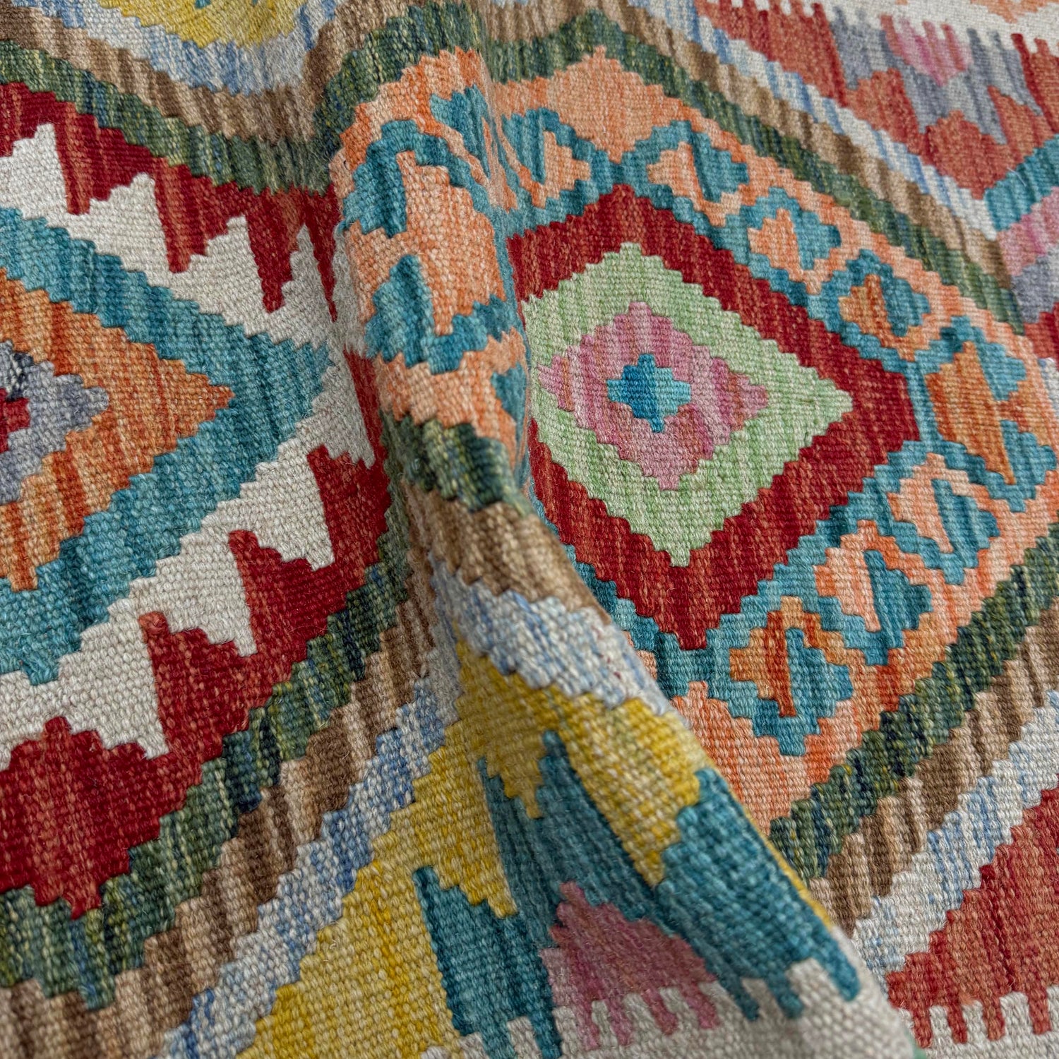 Vegetable Kilim Runner 2' 0" x 6' 6" (ft)- No. R40069