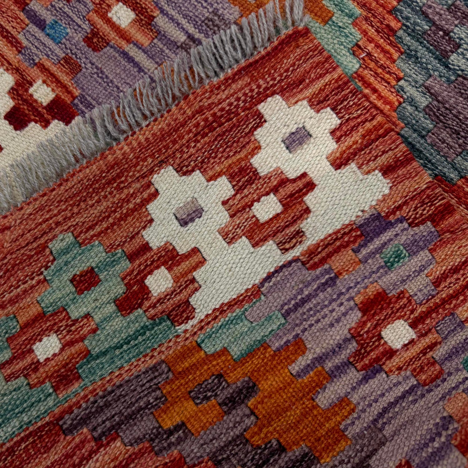 Vegetable Kilim Runner 1' 11" x 6' 5" (ft)- No. R40070
