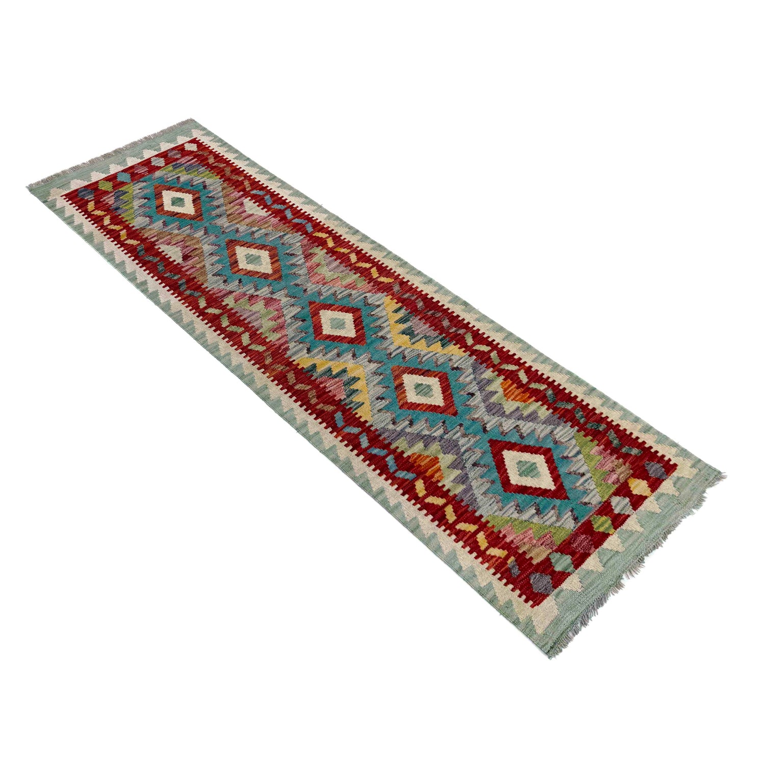 Vegetable Kilim Runner 2' 3" x 6' 3" (ft)- No. R40071