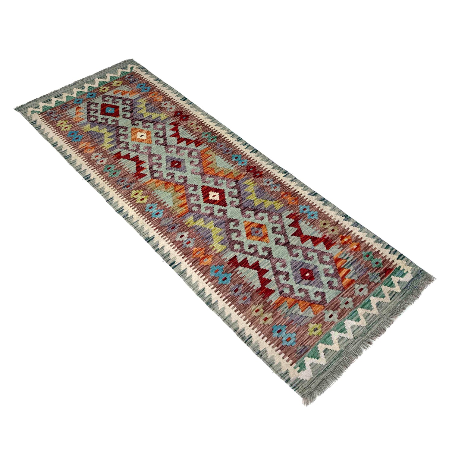 Vegetable Kilim Runner 2' 4" x 6' 6" (ft)- No. R40072