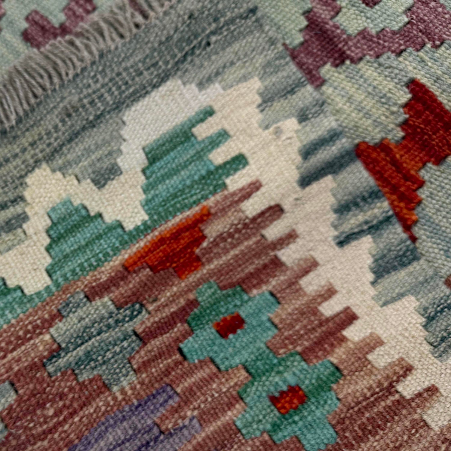 Vegetable Kilim Runner 2' 4" x 6' 6" (ft)- No. R40072