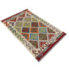 Handmade Vegetable Kilim 2' 7" x 4' 2" (ft) - No. R40074