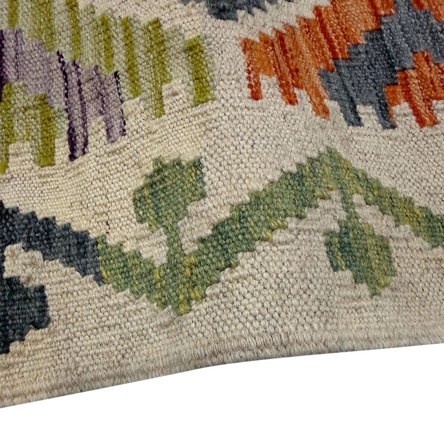 Handmade Vegetable Kilim 2' 7" x 4' 2" (ft) - No. R40074
