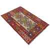 Handmade Vegetable Kelim 2' 9" x 4' 2" (ft) - No. R40078