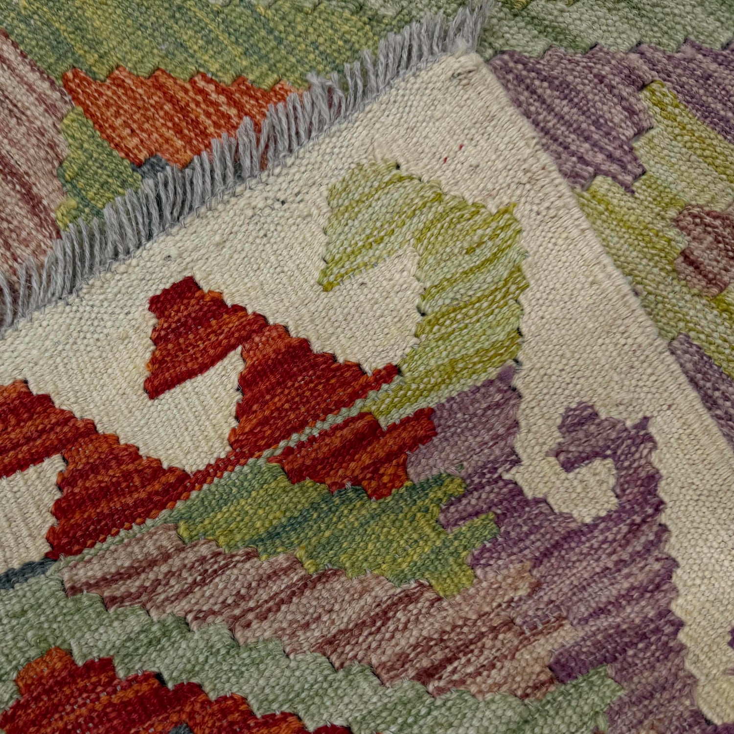 Handmade Vegetable Kilim 2' 7" x 4' 1" (ft) - No. R40079