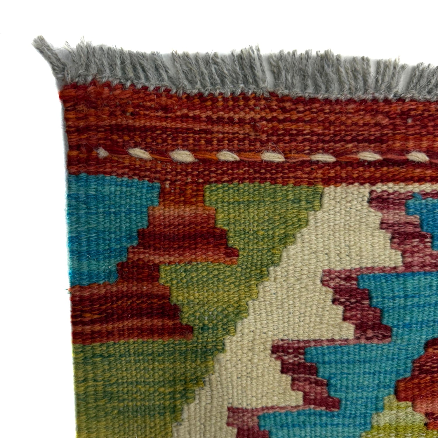 Handmade Vegetable Kelim 2' 9" x 4' 4" (ft) - No. R40082