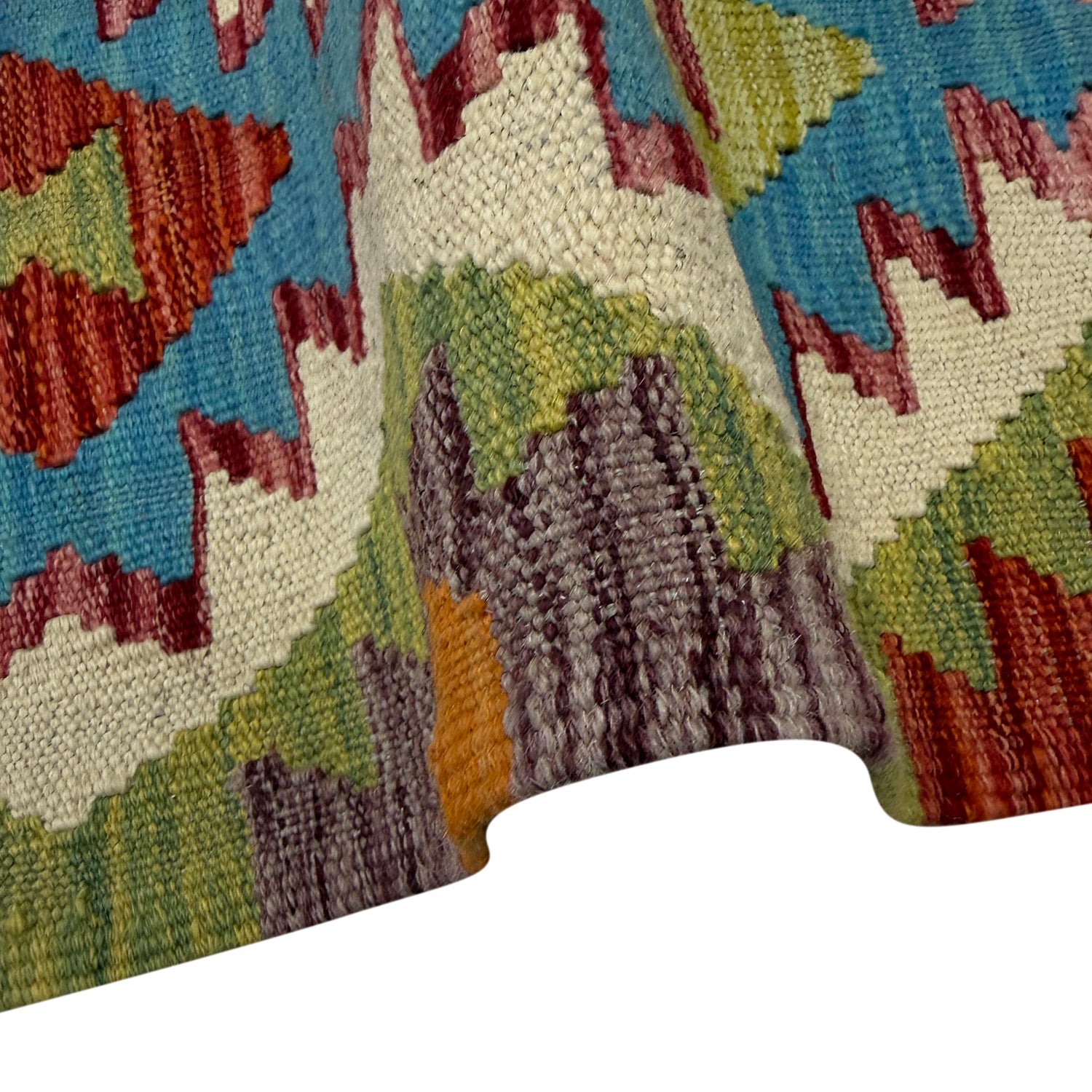 Handmade Vegetable Kelim 2' 9" x 4' 4" (ft) - No. R40082