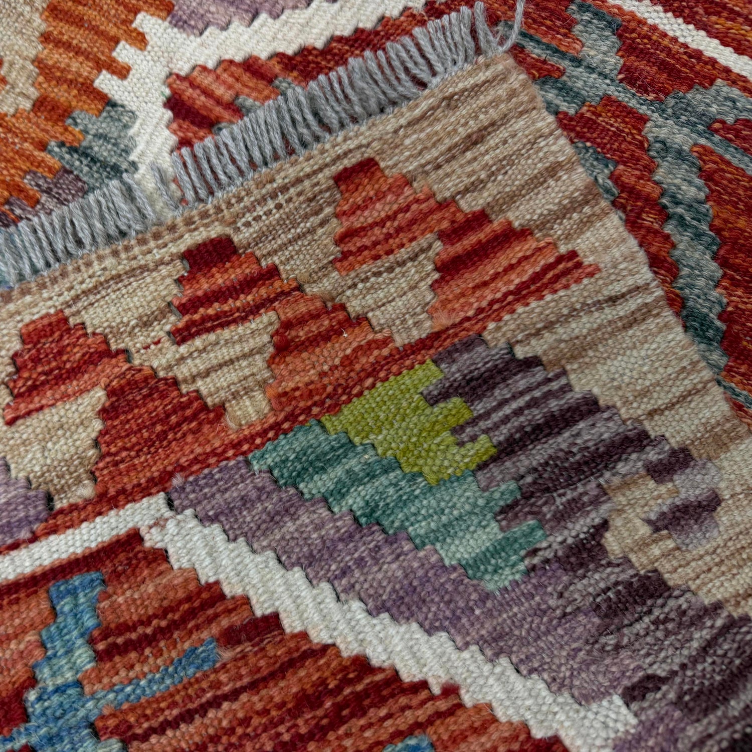 Vegetable Kilim Runner 1' 9" x 4' 9" (ft)- No. R40084