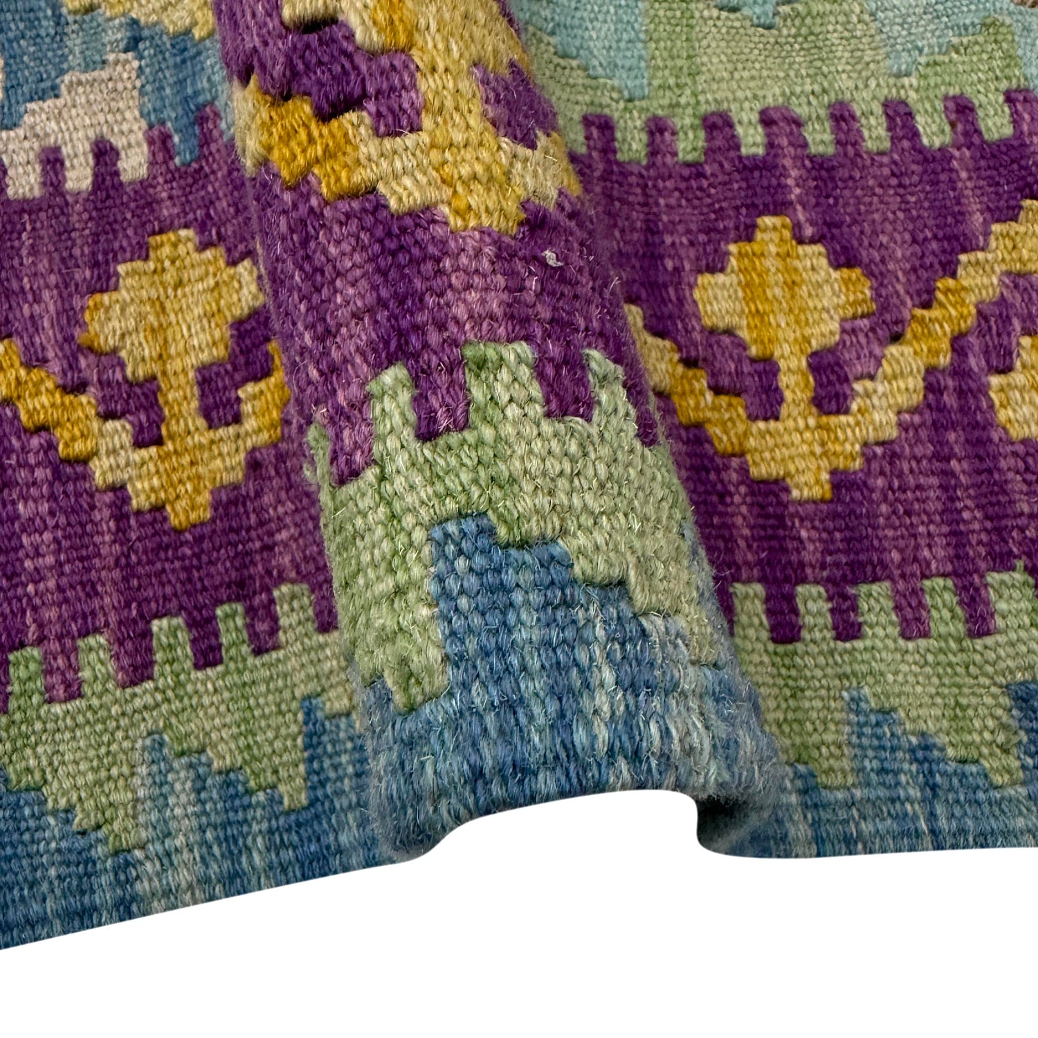 Handmade Vegetable Kilim 3' 5" x 4' 10" (ft) - No. R40085