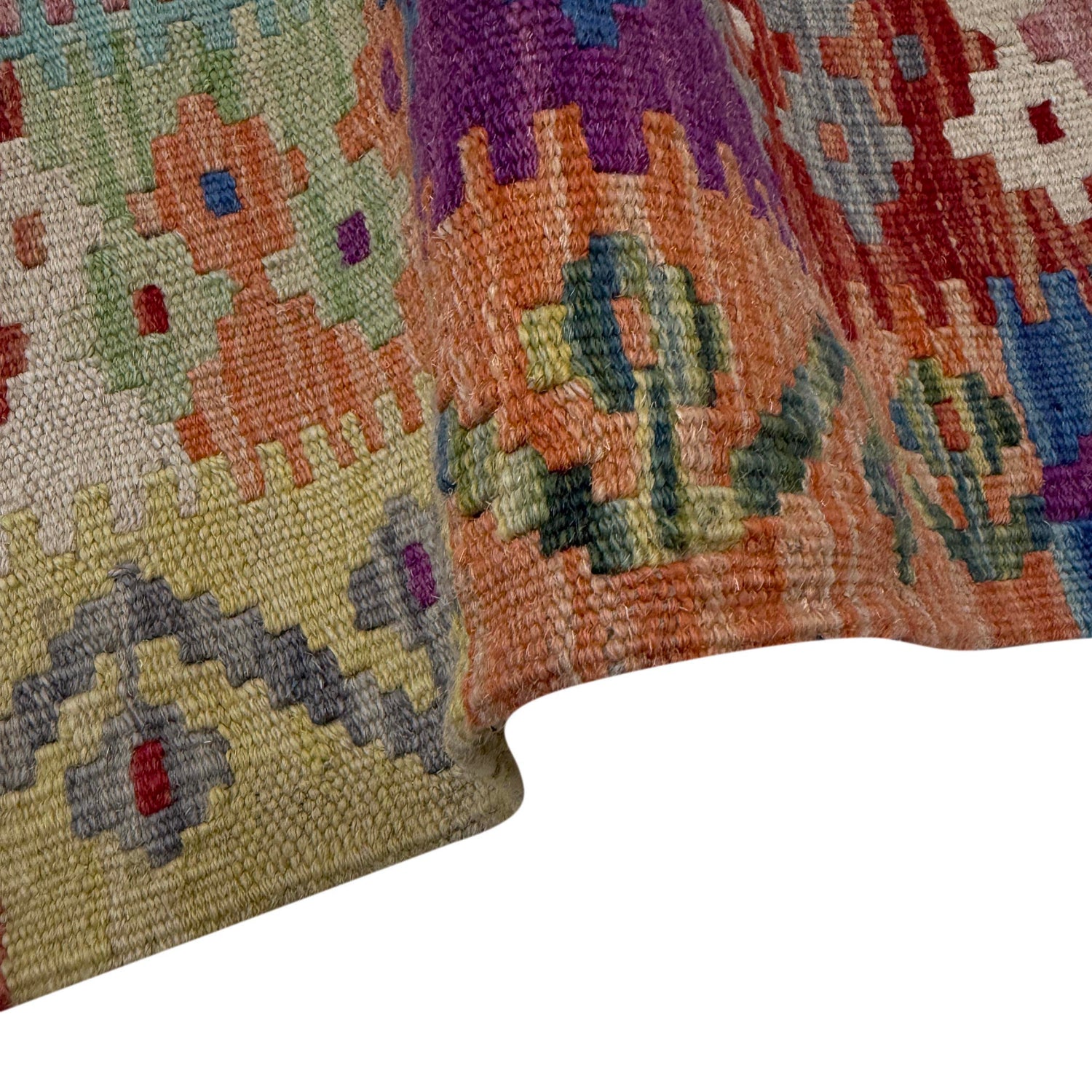 Vegetable Kilim Runner 2' 1" x 6' 10" (ft)- No. R40086