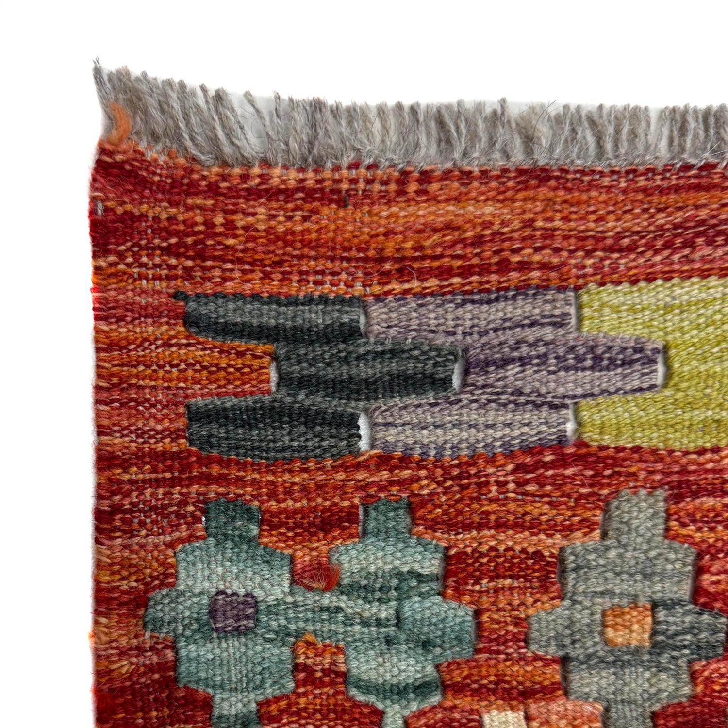 Vegetable Kelim Runner 2' 3" x 6' 6" (ft)- No. R40087