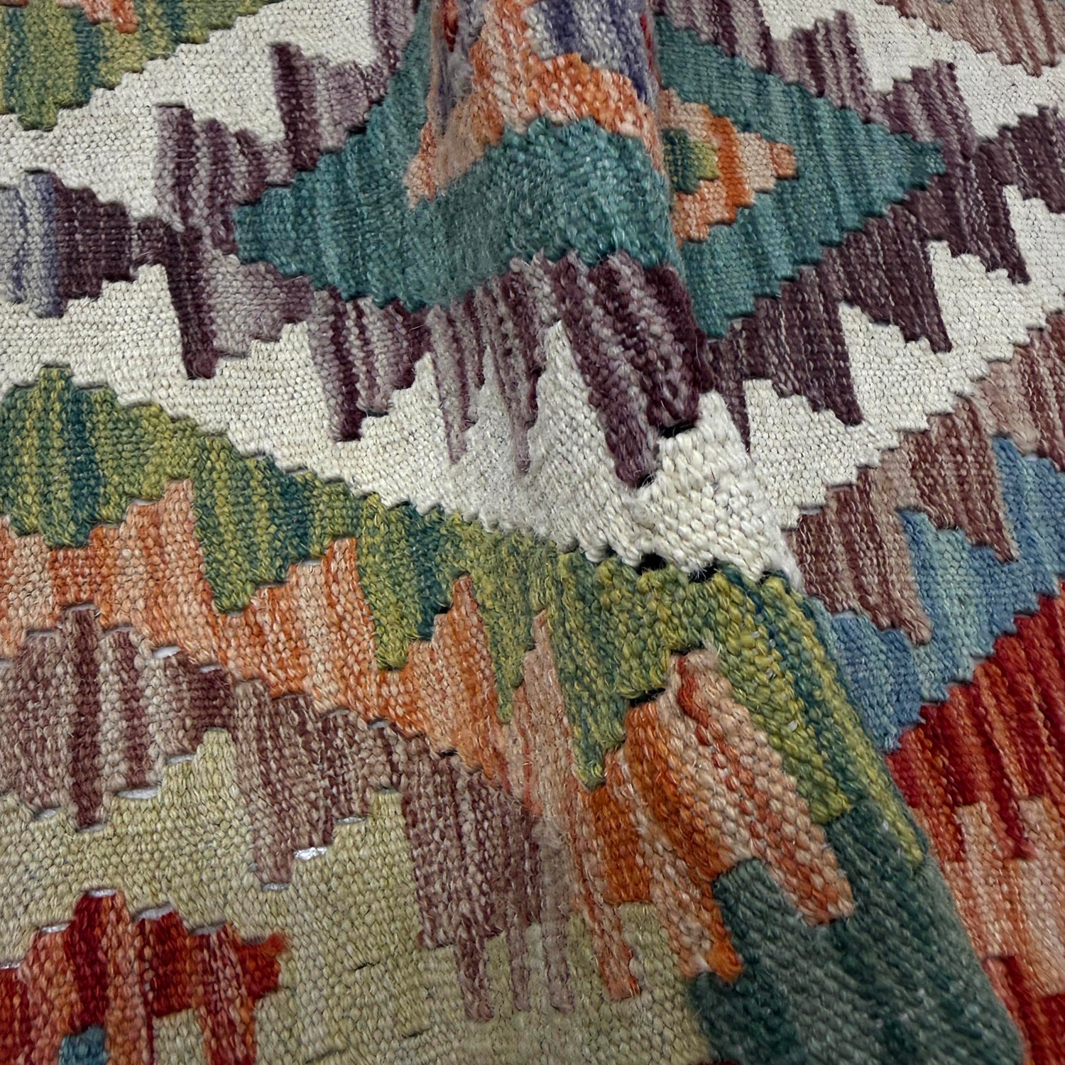 Vegetable Kelim Runner 2' 3" x 6' 6" (ft)- No. R40087