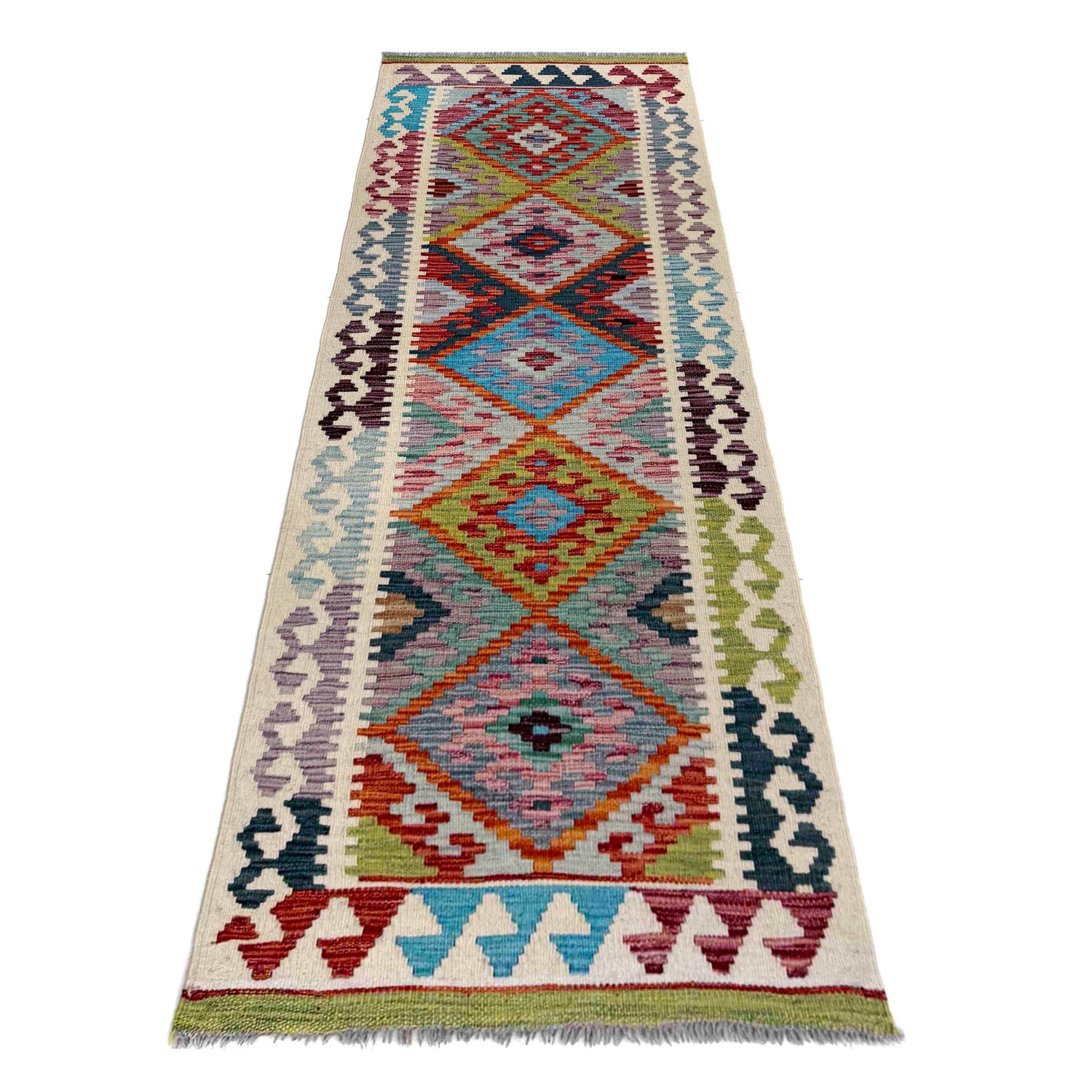 Vegetable Kelim Runner 2' 4" x 6' 8" (ft)- No. R40088