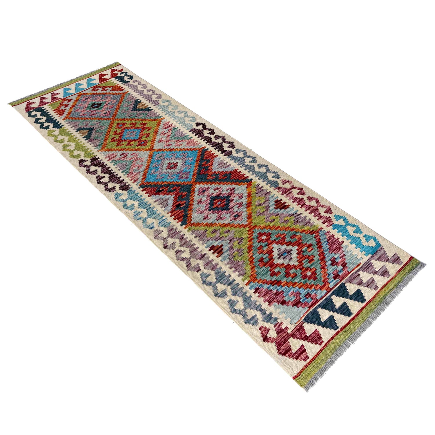 Vegetable Kelim Runner 2' 4" x 6' 8" (ft)- No. R40088