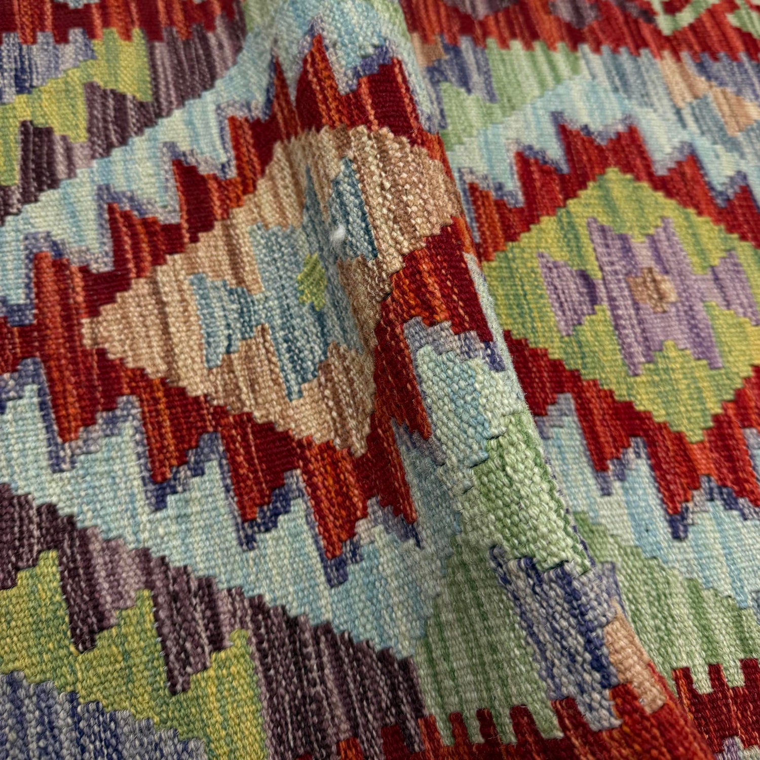 Vegetable Kelim Runner 1' 11" x 6' 7" (ft)- No. R40089