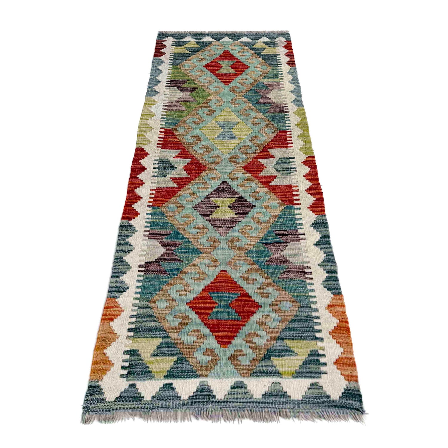 Vegetable Kelim Runner 1' 9" x 4' 11" (ft)- No. R40091