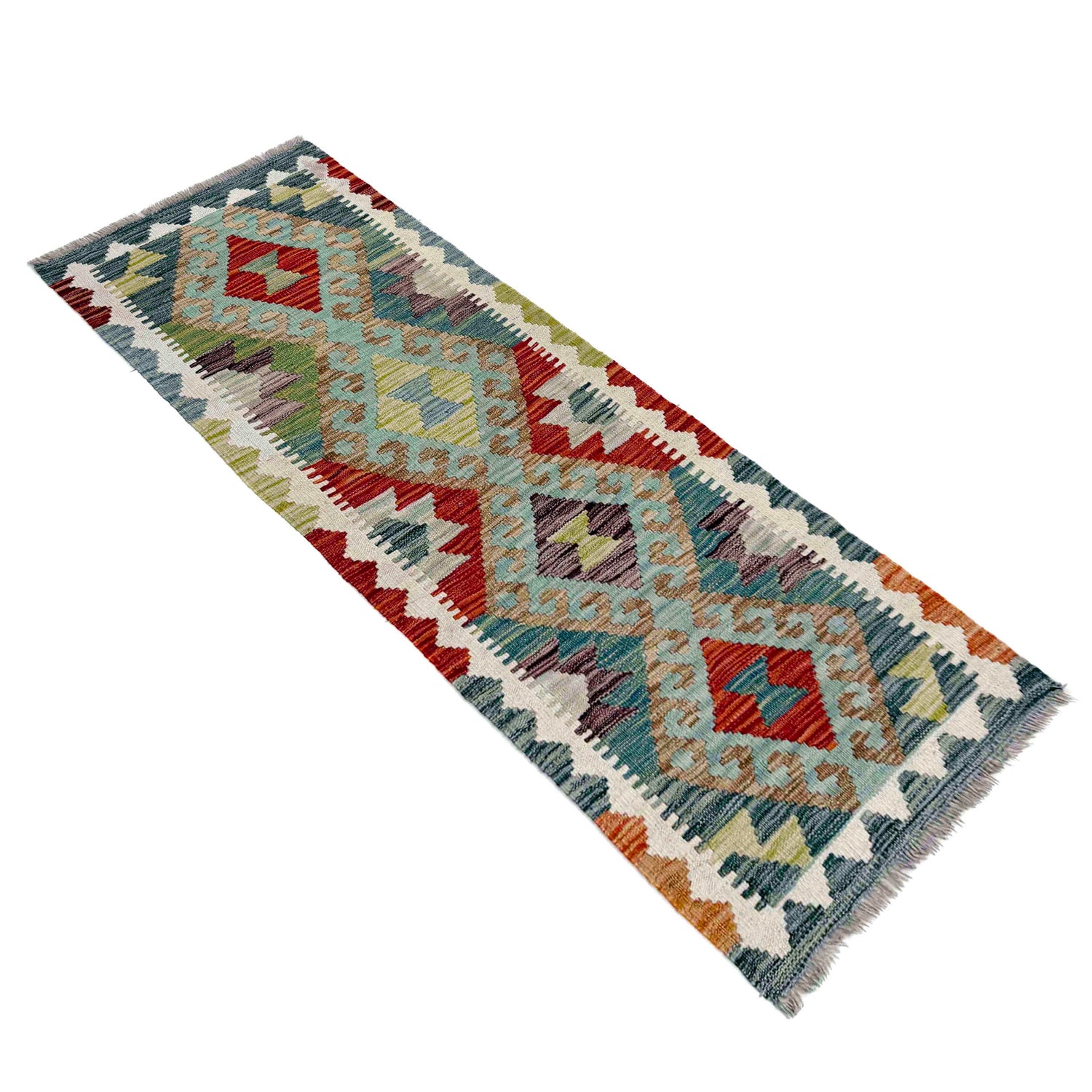 Vegetable Kelim Runner 1' 9" x 4' 11" (ft)- No. R40091