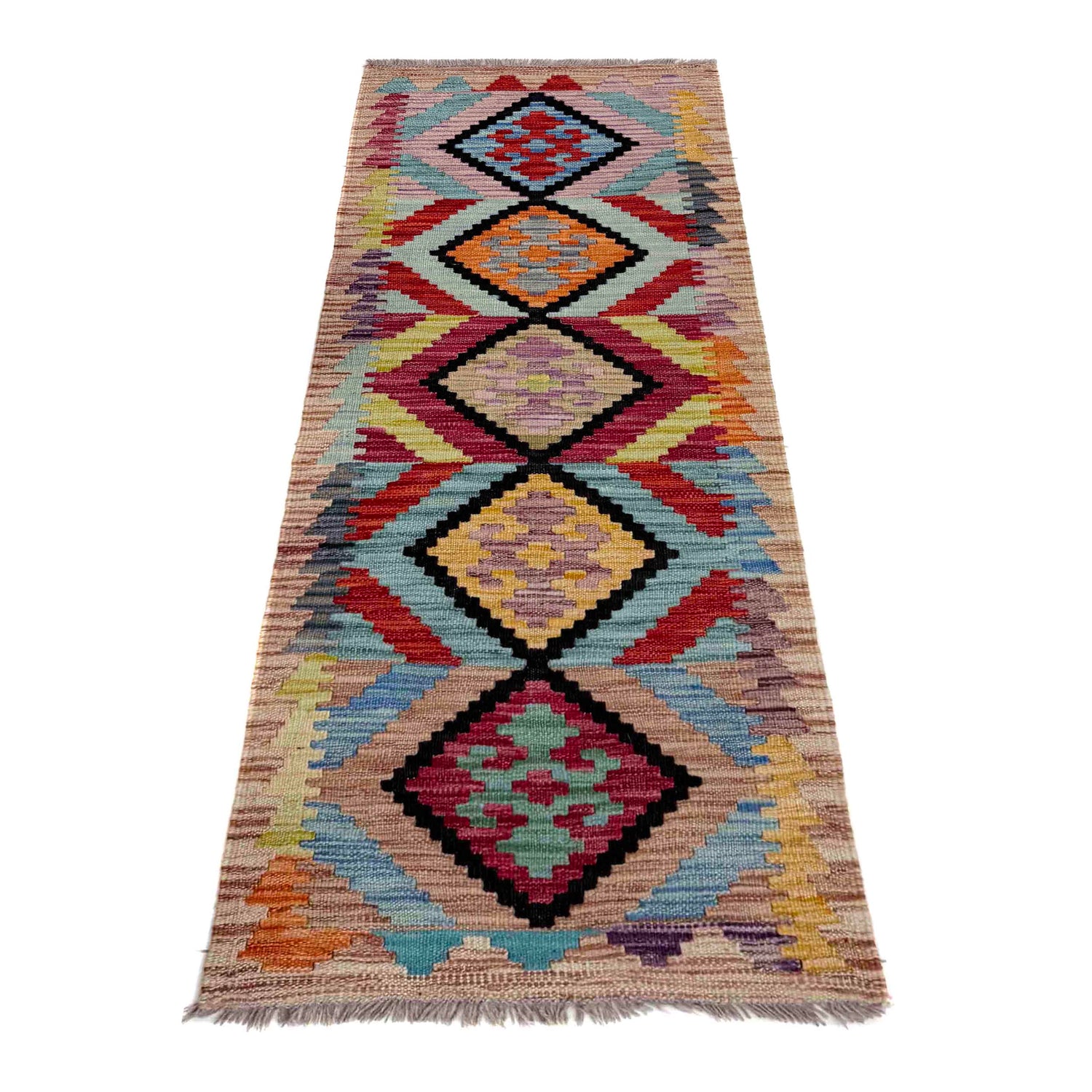Vegetable Kelim Runner 1' 8" x 4' 11" (ft)- No. R40093