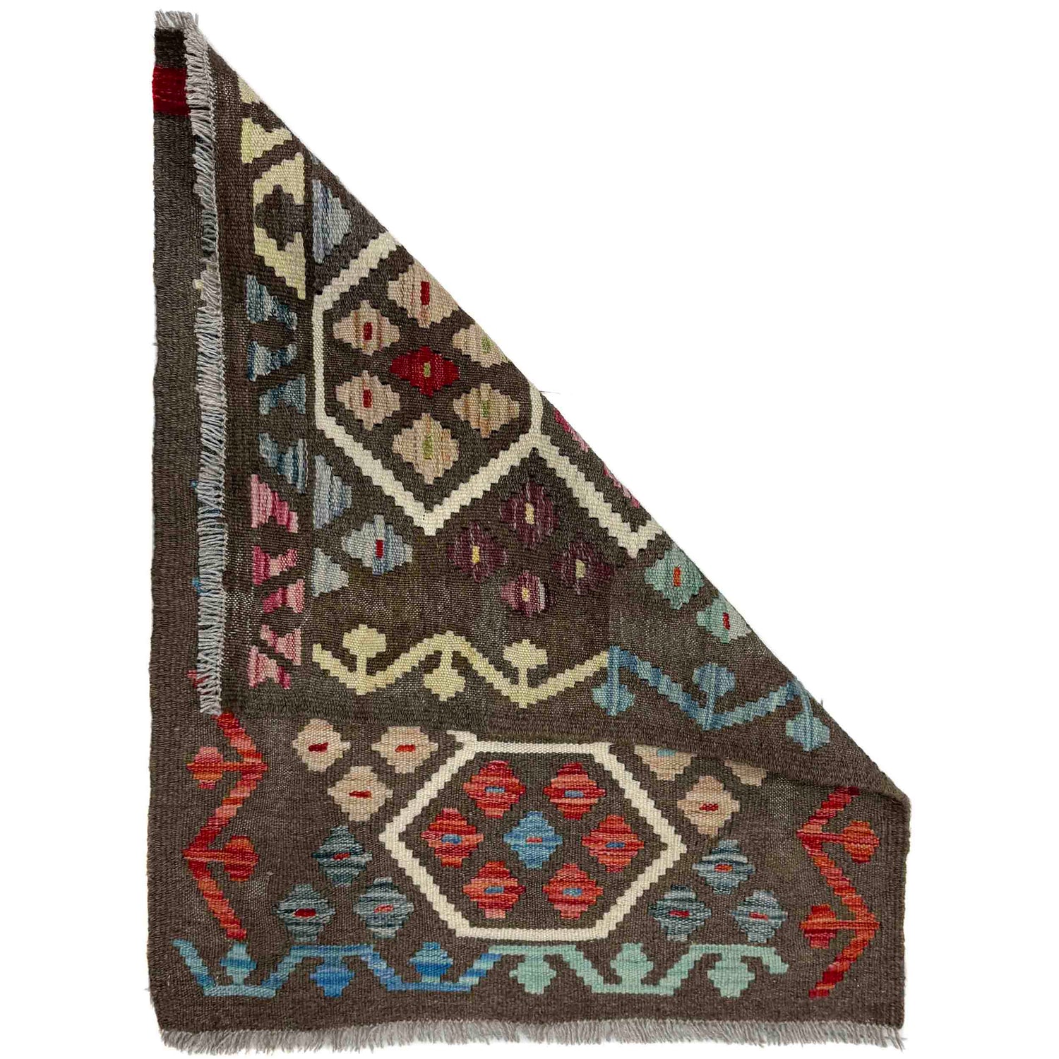 Handmade Vegetable Kelim 2' 3" x 2' 11" (ft) - No. R40108